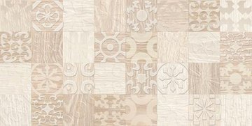 Карвинг 60x60 Платан (Platan) Laparet: Платан Декор бежевый