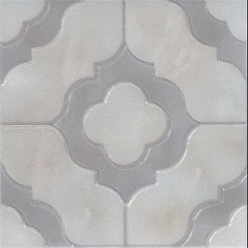 Карвинг 60x60 Помильяно Kerama Marazzi: Декор Помильяно Вставка серый лаппатированный SG1550L