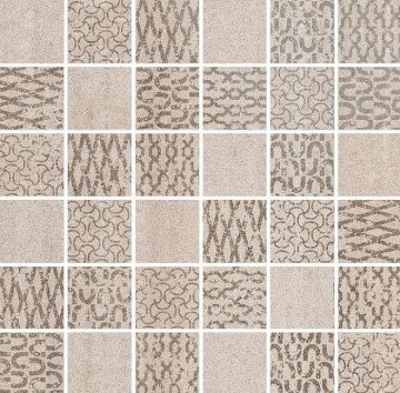 Карвинг 60x60 Про Дабл Kerama Marazzi: Декор Про Дабл Бежевый Мозаичный 30x30 9мм