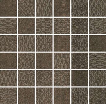Карвинг 60x60 Про Дабл Kerama Marazzi: Декор Про Дабл Коричневый Мозаичный 30x30 9мм