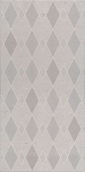 Карвинг 60x60 Про Матрикс Kerama Marazzi: Декор настенный Про Матрикс C014 Серый Светлый Матовый Обрезной 30х60