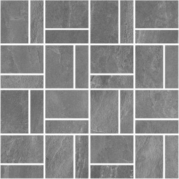 Карвинг 60x60 Про слейт Kerama Marazzi: Мозаика Про слейт Серый мозаичный