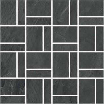 Карвинг 60x60 Про слейт Kerama Marazzi: Мозаика Про слейт Антрацит мозаичный