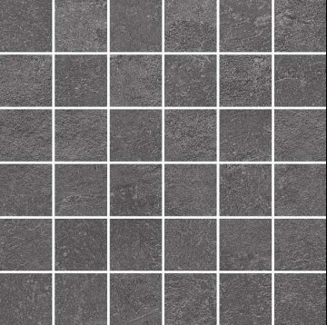 Карвинг 60x60 Про Стоун Kerama Marazzi: Декор Про Стоун Антрацит Мозаичный 30x30 9мм