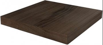 Карвинг 60x60 Про Вуд Kerama Marazzi: Про Вуд Угловая Клееная Левая Бежевый Темный 33x33 9мм