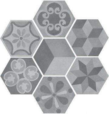 Карвинг 60x60 Пуату Kerama Marazzi: Пуату Микс 20x23.1