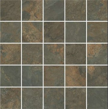 Карвинг 60x60 Рамбла Kerama Marazzi: Мозаика Рамбла Коричневый Мозаичный