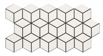 Карвинг 60x60 Rhombus (Ромбус) Realonda Ceramica: Snow