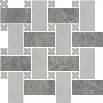 Карвинг 60x60 Риальто Kerama Marazzi: Декор Риальто 2 наборный матовый 43,5х43,5