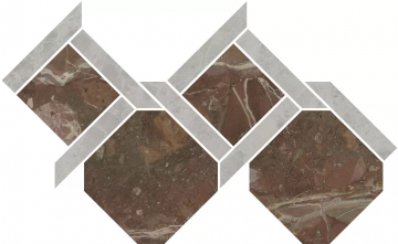 Карвинг 60x60 Риальто Kerama Marazzi: Декор Риальто 1 наборный лаппатированный 48х29,5