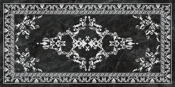 Карвинг 60x60 Риальто Kerama Marazzi: Декор Риальто Серый тёмный декорированный лаппатированный