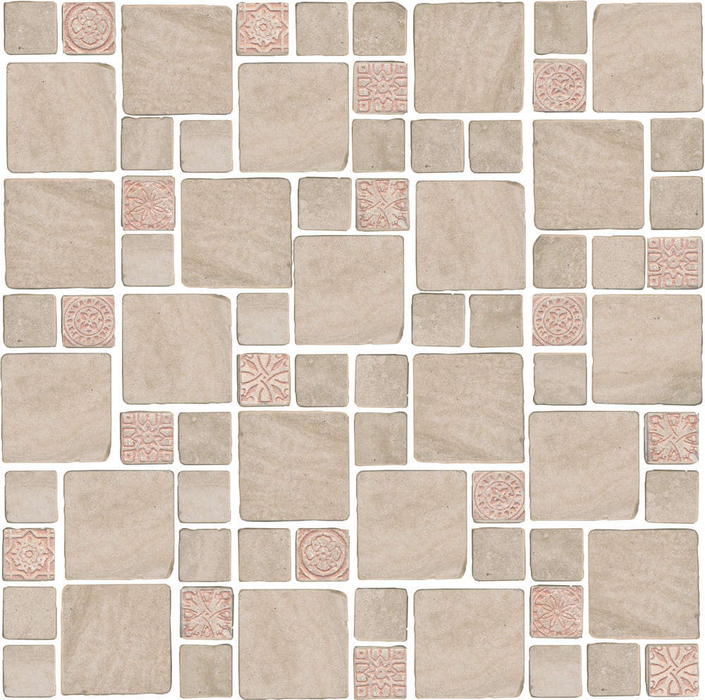 Элемент Мозаика Риальто Антика 4 Мозаичный Бежевый Матовый коллекции Риальто Антика Kerama Marazzi