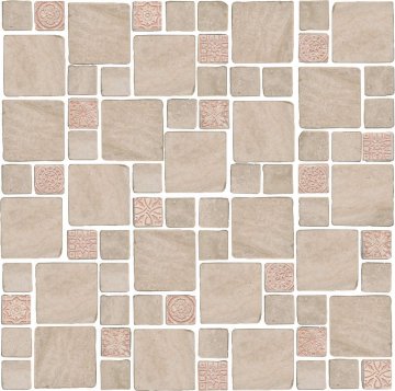 Карвинг 60x60 Риальто Антика Kerama Marazzi: Мозаика Риальто Антика 4 Мозаичный Бежевый Матовый