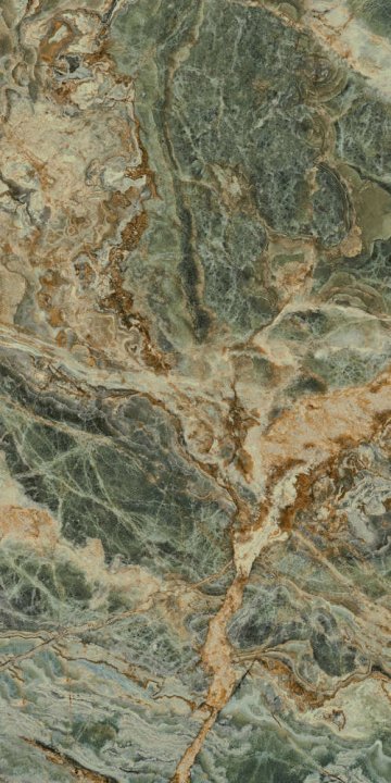 Карвинг 60x60 Риальто Нобиле Kerama Marazzi: Декор Риальто Нобиле Панно 1 Зеленый Лаппатированный Обрезной 119.5x238.5