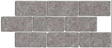 Карвинг 60x60 Роверелла Kerama Marazzi: Декор Роверелла Пепельный Мозаичный 34.5x14.7 9мм