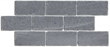 Карвинг 60x60 Роверелла Kerama Marazzi: Декор Роверелла Серый Мозаичный 34.5x14.7 9мм