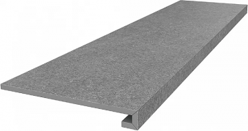 Карвинг 60x60 Роверелла Kerama Marazzi: Ступень клееная Роверелла пепельный 119,5х33