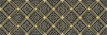 Карвинг 60x60 Роял (Royal) Laparet: Роял Декор чёрный AD\B483\60045