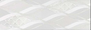 Карвинг 60x60 Руаяль Kerama Marazzi: Декор настенный Руаяль Dec. Белый узоры 89.5x30