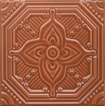 Карвинг 60x60 Салинас Kerama Marazzi: Декор настенный Салинас Оранжевый