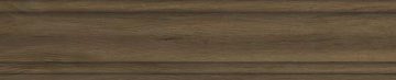 Карвинг 60x60 Сальветти Kerama Marazzi: Плинтус Сальветти коричневый 39.6x8
