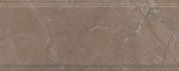 Карвинг 60x60 Серенада Kerama Marazzi: Бордюр настенный Серенада Бежевый Темный Глянцевый Обрезной 30x12
