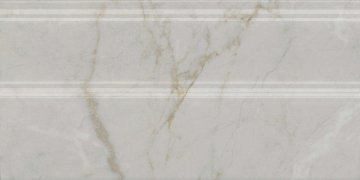 Карвинг 60x60 Серенада Kerama Marazzi: Бордюр настенный Серенада Белый Глянцевый Обрезной 30x15