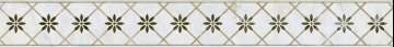 Карвинг 60x60 Серенада Kerama Marazzi: Бордюр настенный Серенада 1 Глянцевый Обрезной 60x7.2