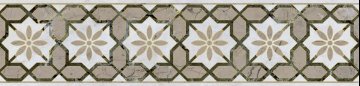 Карвинг 60x60 Серенада Kerama Marazzi: Бордюр настенный Серенада 5 Глянцевый Обрезной 30x7.2
