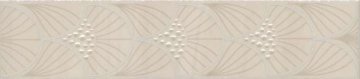 Карвинг 60x60 Сияние Kerama Marazzi: Бордюр настенный Сияние Cen. Беж 25x5.4