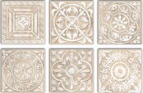 Элемент Декор Сонет Бежевый коллекции Сонет Kerama Marazzi