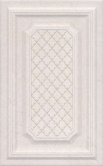 Карвинг 60x60 Сорбонна Kerama Marazzi: Декор настенный Сорбонна Dec. Беж панель 25х40