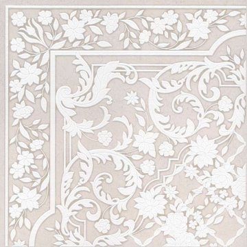 Карвинг 60x60 Сорбонна Kerama Marazzi: Декор напольный Сорбонна Dec. Ковер угол 50.2х50.2 8.5мм