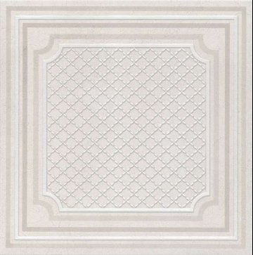 Карвинг 60x60 Сорбонна Kerama Marazzi: Декор напольный Сорбонна Dec. Беж 50.2х50.2 8.5мм