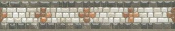 Карвинг 60x60 Стемма Kerama Marazzi: Бордюр настенный Стемма Cen.Mix 2