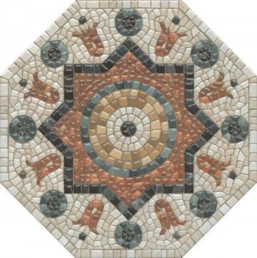 Карвинг 60x60 Стемма Kerama Marazzi: Декор Стемма Dec. Mix 24