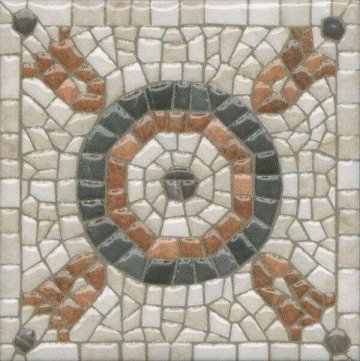 Карвинг 60x60 Стемма Kerama Marazzi: Декор Стемма Ins. Mix 2 9.8х9.8