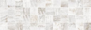 Карвинг 60x60 Свип (Sweep) Laparet: Свип Декор мозаичный белый ММ60114