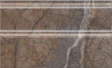 Карвинг 60x60 Театро Kerama Marazzi: Плинтус Театро Коричневый обрезной