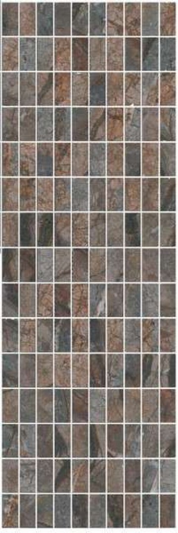Карвинг 60x60 Театро Kerama Marazzi: Мозаика Театро Коричневый мозаичный