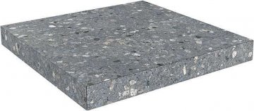 Карвинг 60x60 Терраццо Kerama Marazzi: Терраццо Угловая Клееная Серый Темный 33x33 9мм