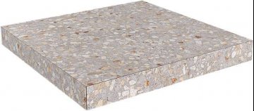 Карвинг 60x60 Терраццо Kerama Marazzi: Терраццо Угловая Клееная Бежевый 33x33 9мм
