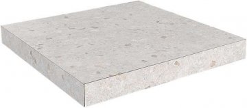 Карвинг 60x60 Терраццо Kerama Marazzi: Терраццо Угловая Клееная Бежевый Светлый 33x33 9мм