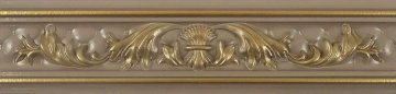 Карвинг 60x60 Вардо Альтерия (Vardo Alteria) Delacora: Бордюр Вардо Какао Розетон / Vardo Cacao Roseton