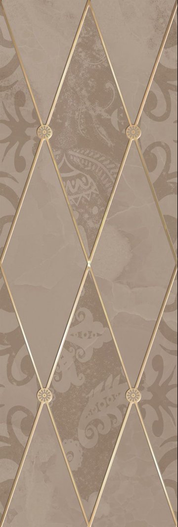 Карвинг 60x60 Вардо Альтерия (Vardo Alteria) Delacora: Декор Альтерия Какао / Alteria Cacao