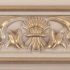 Структурированный  : Бордюр Вардо Крема Розетон / Vardo Crema Roseton
