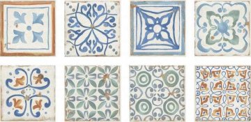 Карвинг 60x60 Виченца Kerama Marazzi: Декор настенный Виченца Вставка Майолика Д4,9х4,9