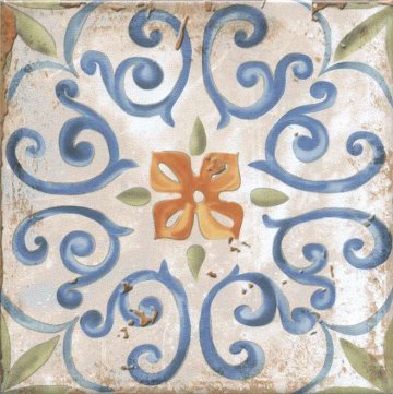 Карвинг 60x60 Виченца Kerama Marazzi: Декор настенный Виченца Dec. Майолика 15х15 2