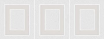 Карвинг 60x60 Вилланелла Kerama Marazzi: Декор настенный Вилланелла Геометрия белый 15х40