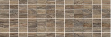 Карвинг 60x60 Зен (Zen) Laparet: Зен Декор мозаичный коричневый ММ60066